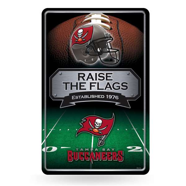 Tampa Bay Buccaneers  11" x 17" Metal Home D?cor Sign    