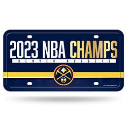 Denver Nuggets 2023 NBA Champions Metal Auto Car Tag License Plate