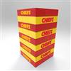 Kansas City Chiefs  Mini Jumbling Tower Game - Wood Stackem Game    