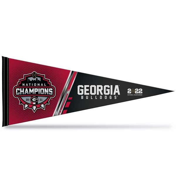 University of Georgia Bulldogs 2021-22 NCAA National Champions 12X30 Pennant  