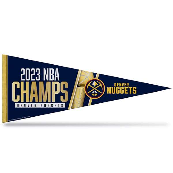 Denver Nuggets 2023 NBA Champions 12X30 Pennant - Carded  