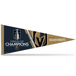 Vegas Golden Knights NHL 2023 Stanley Cup Champions 12X30 Pennant - Carded  