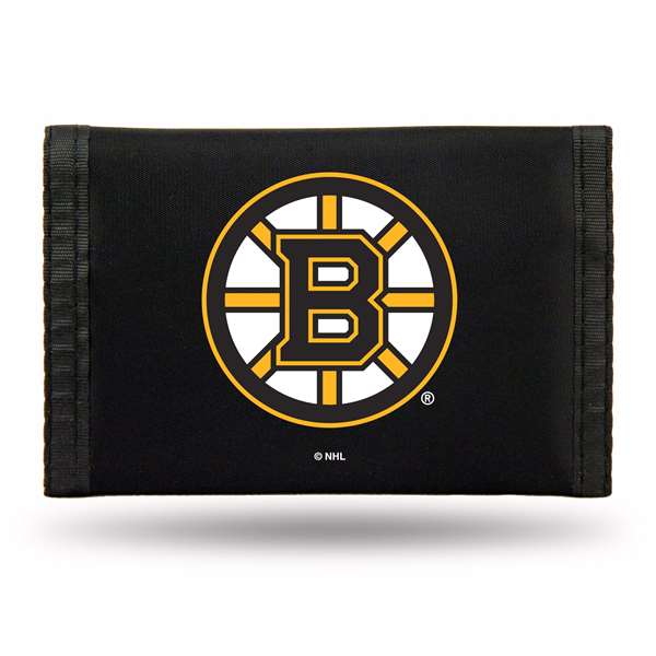 Boston Bruins  Nylon Tri-Fold Wallet 
