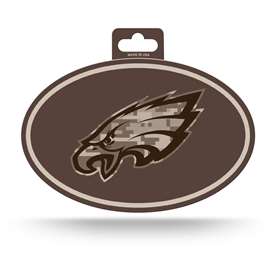 Philadelphia Eagles OVC Full Color Oval Sticker 