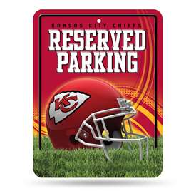 Kansas City Chiefs  8.5" x 11" Carbon Fiber Metal Parking Sign - Great for Man Cave, Bed Room, Office, Home D?cor    