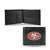 San Francisco 49ers  Embroidered Genuine Leather Billfold Wallet 3.25" x 4.25" - Slim    