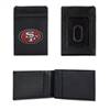 San Francisco 49ers  Embroidered Front Pocket Wallet - Slim/Light Weight - Great Gift Item    