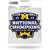 Michigan Wolverines 2023-24 CFP National Champions Small Static Cling  