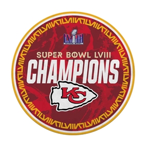 Kansas City Chiefs Super Bowl LVIII Champions Shape Cut Pennant 
