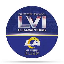 Los Angeles Rams Super Bowl LVI Champions Carded Cut Shape Pennant  