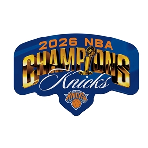 New York Knicks 2026 NBA Champions Shape Cut Pennant  