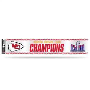 Kansas City Chiefs Super Bowl LVIII Champions Tailgate Decal Sticker 