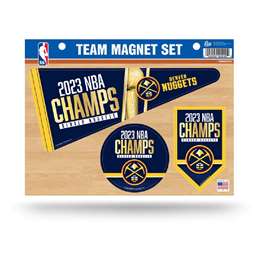 Denver Nuggets 2023 NBA Champions Team Magnet Set 8.5 X 11 inches  