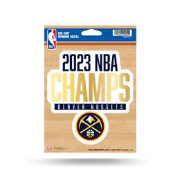 Denver Nuggets 2023 NBA Champions  Medium Die Cut Decal  