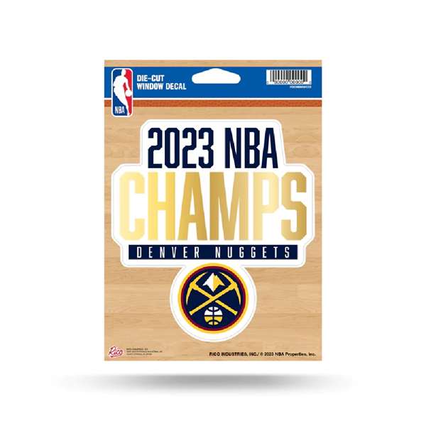 Denver Nuggets 2023 NBA Champions  Medium Die Cut Decal  