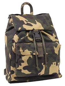 Rothco Canvas Daypack Color : Woodland Camo