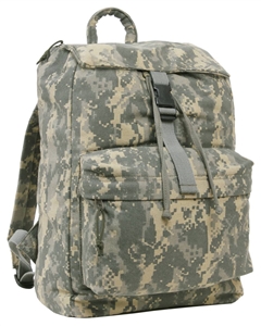 Rothco Canvas Daypack Color : ACU Digital Camo