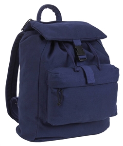 Rothco Canvas Daypack Color : Navy Blue