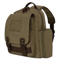 Rothco Vintage Canvas Sling Backpack Color : Vintage Olive Drab
