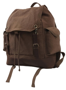 Rothco Vintage Expedition Rucksack Color : Brown