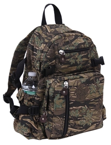 Rothco Vintage Canvas Compact Backpack Color : Smokey Branch Camo