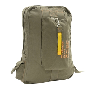Rothco Vintage Canvas Flight Bag Color : Olive Drab