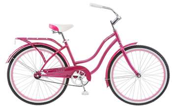 Schwinn Girl's Cruiser Bike, 24-Inch, Pink