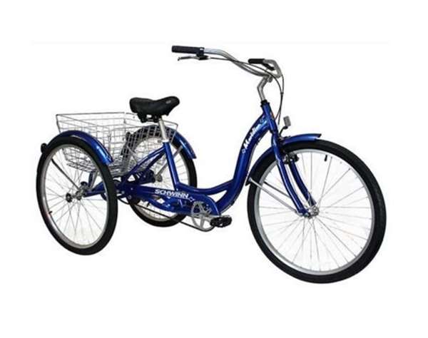 Schwinn Meridian Adult 26-Inch 3-Wheel Bike (Blue)