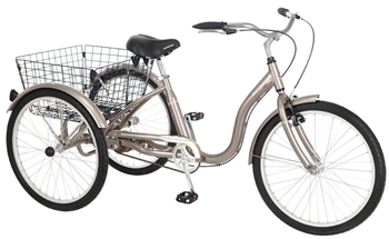 Schwinn 24" Meridian Cruiser 3-Wheel Tricycle Bike/Bicycle 2013 Model