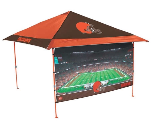 Cleveland Browns 12 X 12 Tailgate Canopy with Stadium Side Wall and Carry Bag   