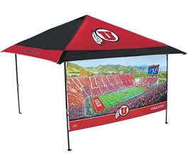 Utah Utes 12 X 12 Tailgate Canopy with Stadium Side Wall and Carry Bag  