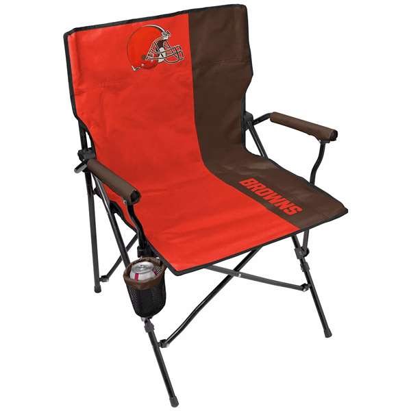 Cleveland Browns Hard Arm Folding Tailgate Chair with Carry Bag    