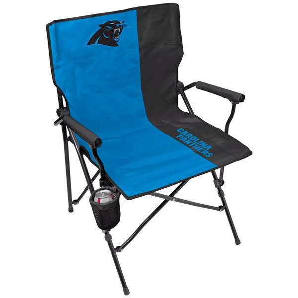Carolina  Panthers Chair Hard Arm Folding with Carry Bag   