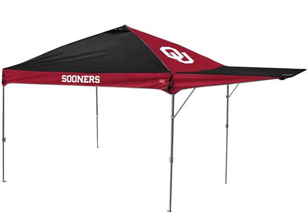 Oklahoma Sooners Canopy Tent 10 X 10 with Pop Up Side Wall     