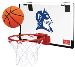 Duke University Blue Devils Indoor Basketball Goal Hoop Set Game   