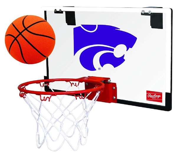 Kansas State Wildcats Indoor Basketball Goal Hoop Set Game  