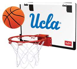UCLA Bruins Indoor Basketball Goal Hoop Set Game   