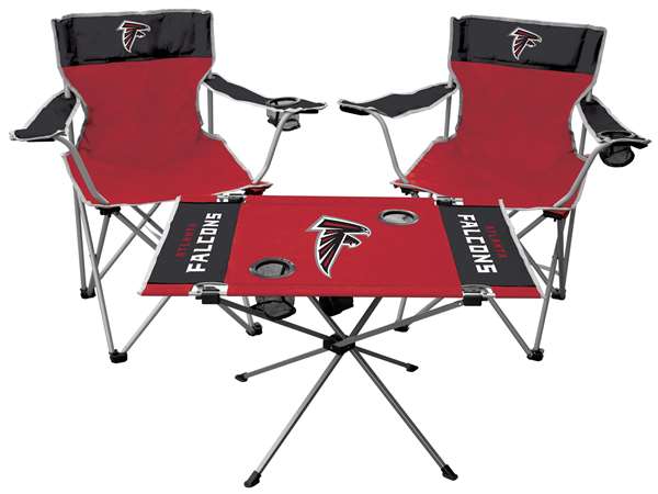 Atlanta Falcons  3 Piece Tailgate Kit - 2 Chairs - 1 Table   