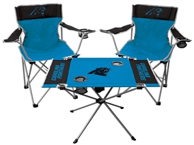 Carolina Panthers 3 Piece Tailgate Kit - 2 Chairs - 1 Table - Rawlings  