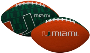 Miami Hurricanes Gridiron Junior-Size Football - Rawlings