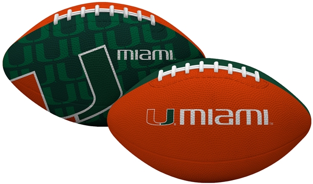 Miami Hurricanes Gridiron Junior-Size Football - Rawlings