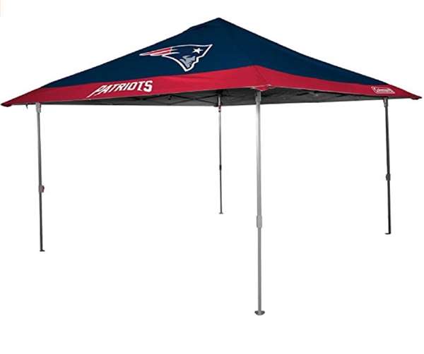 New England Patriots 10 X 10 Eaved Canopy - Tailgate Shelter Tent with Carry Bag   