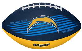 Los Angeles Chargers Grip Tek Youth Size Rubber Football    