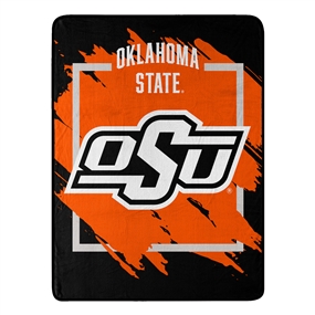 Oklahoma State Cowboys Dimensional Micro Raschel Throw Blanket 46X60