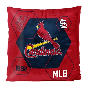 St Louis Cardinals Connector Reversible Velvet Pillow 16X16 inches  