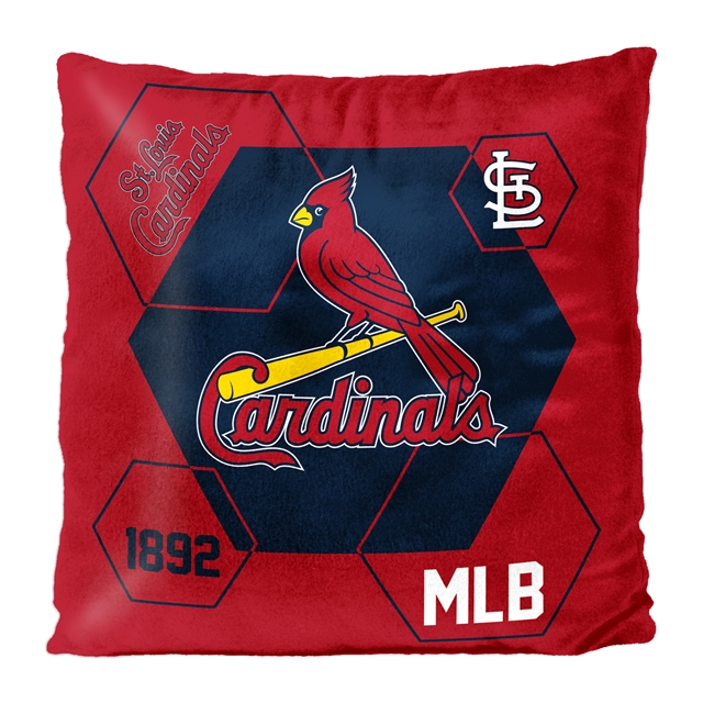 St Louis Cardinals Connector Reversible Velvet Pillow 16X16 inches  
