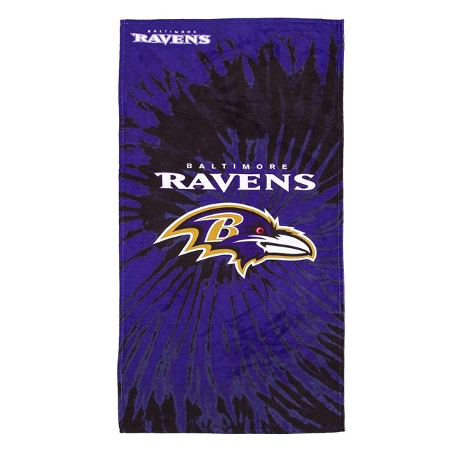 Baltimore Ravens Psychedelic Beach Towel 30X60