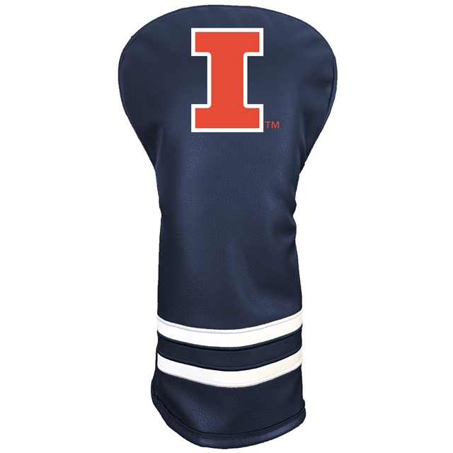 Illinois Fighting Illini Vintage Driver Headcover (ColoR) - Printed