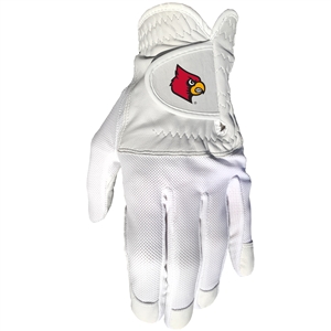 Louisville Cardinals Cool mesh with cabretta leather - one size - mens left  