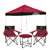 Arizona Cardinals Canopy Tailgate Bundle - Set Includes 9X9 Canopy, 2 Chairs and 1 Side Table  